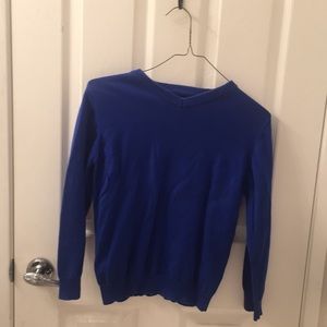 Cute blue sweater for more formal events